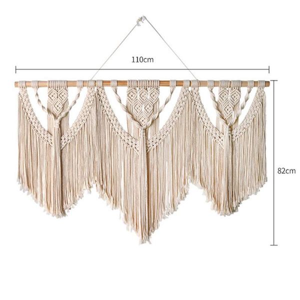 tapestries large wall tapestry nordic cotton rope woven boho macrame hanging door window background bedroom decoration
tapestries large wall tapestry nordic cotton rope woven boho macrame hanging door window background bedroom decoration