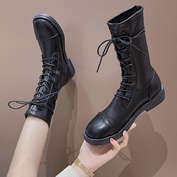 boots women's autumn round toe boots-women shoes lace up rock rubber 2021 med summer black ankle ladies solid basic hoof heels f
boots women's autumn round toe boots-women shoes lace up rock rubber 2021 med summer black ankle ladies solid basic hoof heels f