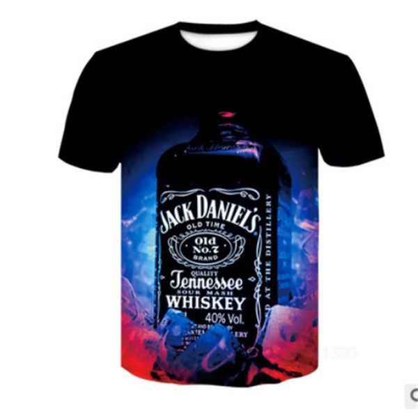 summer new t-shirt american wine danny print men's short sve sports loose t-shirtddvn, White;black
summer new t-shirt american wine danny print men's short sve sports loose t-shirtddvn, White;black