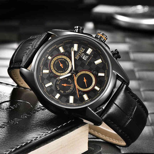 clocks for men luxury back hollow automatic business black leather military mechanical montre homme, Slivery;brown
clocks for men luxury back hollow automatic business black leather military mechanical montre homme, Slivery;brown