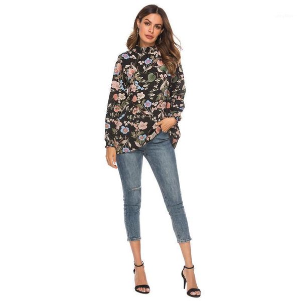 haleychan women casual round neck floral t-shirt chiffon long sleeve blouse plus size ladies black women's blouses & shirts, White
haleychan women casual round neck floral t-shirt chiffon long sleeve blouse plus size ladies black women's blouses & shirts, White