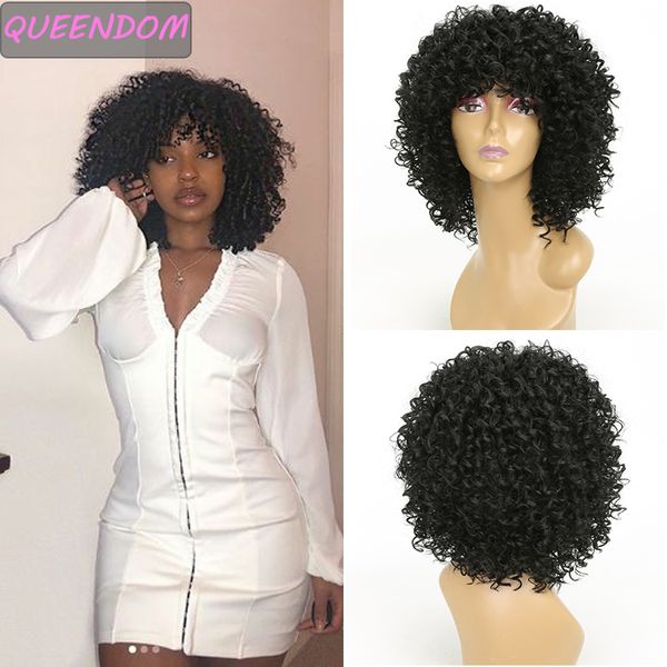afro curly wigs with bangs for african women synthetic long african female wave wig natural heat resistant kinky curly fake wig, Black
afro curly wigs with bangs for african women synthetic long african female wave wig natural heat resistant kinky curly fake wig, Black