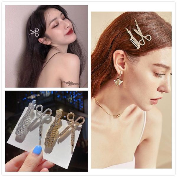 hair clips & barrettes retro hairpins rhinestone scissors comb type bang pin wedding crystal jewelry headwear gifts 2021 est, Golden;silver
hair clips & barrettes retro hairpins rhinestone scissors comb type bang pin wedding crystal jewelry headwear gifts 2021 est, Golden;silver