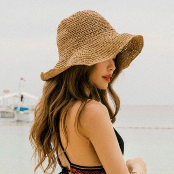 wide brim hats foldable straw hat women's summer outing sun vacation fashion beach by the sea trendy fisherman women, Blue;gray
wide brim hats foldable straw hat women's summer outing sun vacation fashion beach by the sea trendy fisherman women, Blue;gray