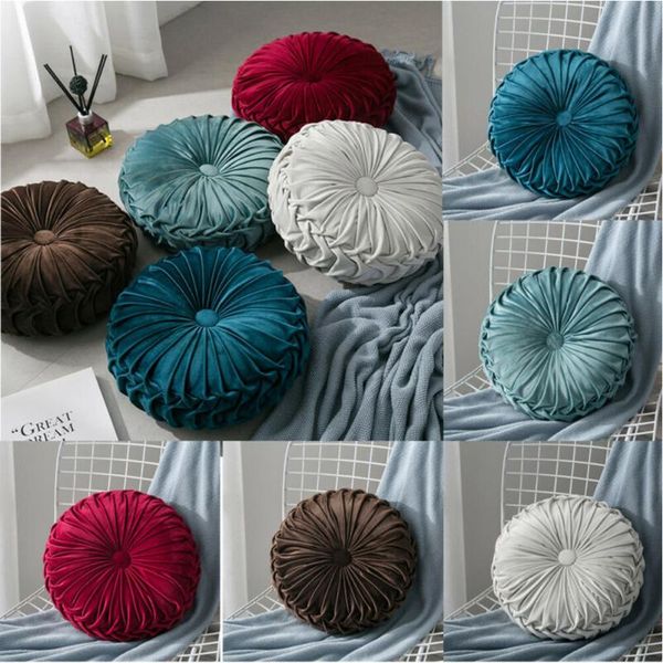 cushion/decorative pillow 35x35cm round pumpkin decorative cushion / back corduroy velvet fold sofa seat terrace floor decoration
cushion/decorative pillow 35x35cm round pumpkin decorative cushion / back corduroy velvet fold sofa seat terrace floor decoration