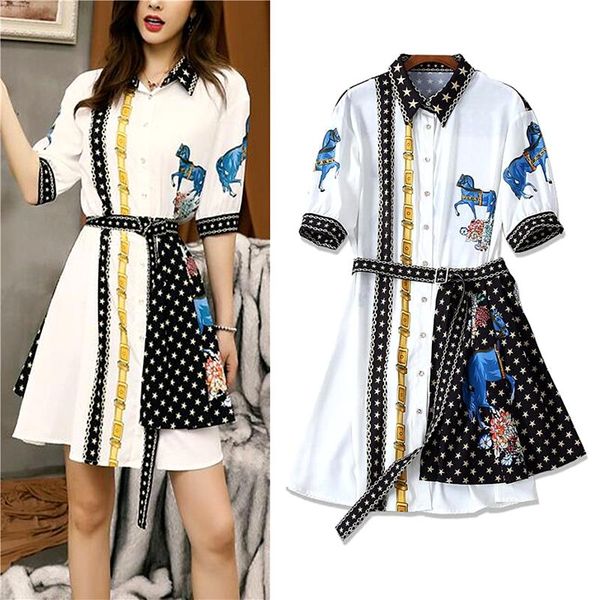 casual dresses fashion belt two-piece patchwork dress women autumn full sleeve printing with clothes sl552, Black;gray
casual dresses fashion belt two-piece patchwork dress women autumn full sleeve printing with clothes sl552, Black;gray