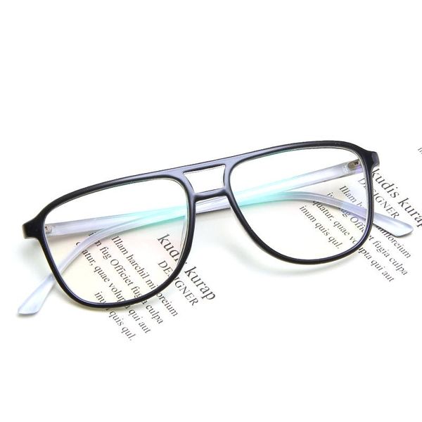 fashion sunglasses frames double beam large frame simple classic flat mirror trend oval art glasses retro can be equipped with myopia, Black
fashion sunglasses frames double beam large frame simple classic flat mirror trend oval art glasses retro can be equipped with myopia, Black