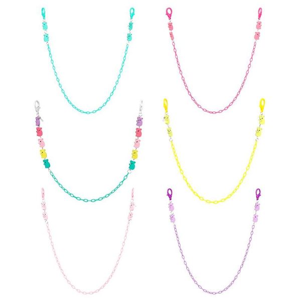 sunglasses frames 1pc transparent multicolor acrylic chain candy color cartoon koala mask necklace glasses lanyards for women, Silver
sunglasses frames 1pc transparent multicolor acrylic chain candy color cartoon koala mask necklace glasses lanyards for women, Silver