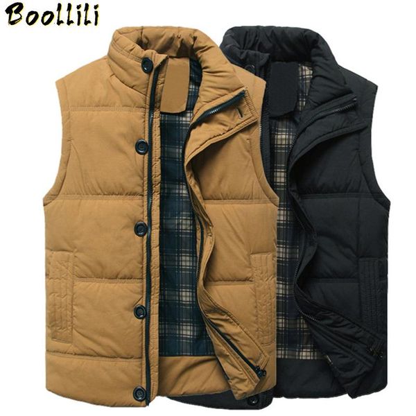 men's vests thick warm winter vest for cotton men autumn male casual solid button sleeveless jacket classic mens travel brand waistcoat, Black;white
men's vests thick warm winter vest for cotton men autumn male casual solid button sleeveless jacket classic mens travel brand waistcoat, Black;white