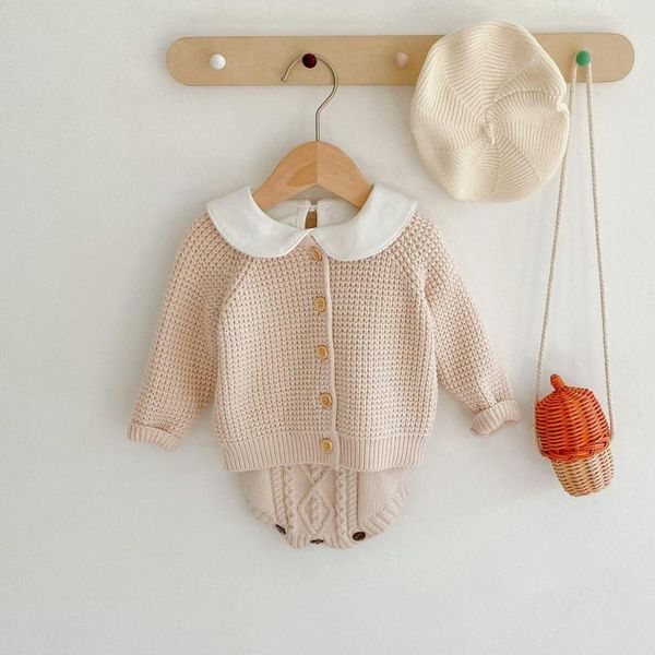knitted baby bodysuit set kids sweater cotton newborn baby girls cardigan bodysuit toddler clothes jumpsuit for kids overalls, Blue
knitted baby bodysuit set kids sweater cotton newborn baby girls cardigan bodysuit toddler clothes jumpsuit for kids overalls, Blue