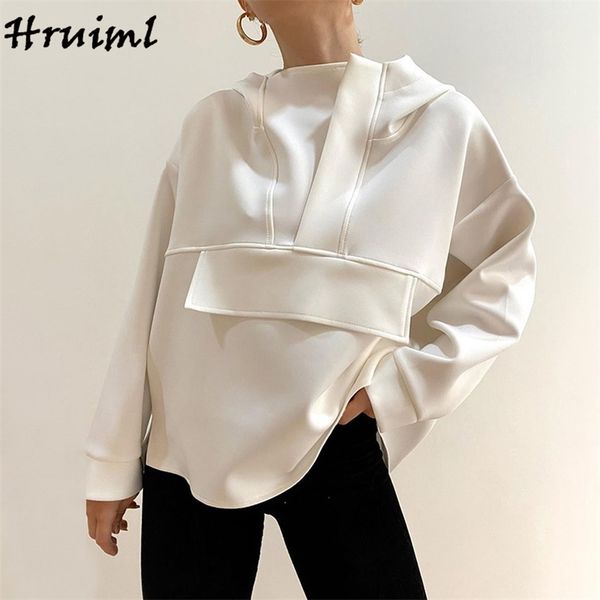 sweatshirt solid patchwork fashion for women long sleeve streetwear hooded collar casual loose elegant hoodies 210513, Black
sweatshirt solid patchwork fashion for women long sleeve streetwear hooded collar casual loose elegant hoodies 210513, Black