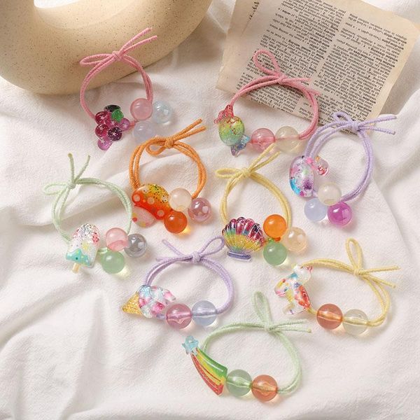 girls cartoon elastic sweet rainbow hair bands cute candy rubber women colorful band scrunchie headband fashion accessories, Slivery;white
girls cartoon elastic sweet rainbow hair bands cute candy rubber women colorful band scrunchie headband fashion accessories, Slivery;white