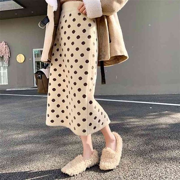 mink velvet autumn and winter thickened mid-length knitted skirt casual trendy style 210427, Black
mink velvet autumn and winter thickened mid-length knitted skirt casual trendy style 210427, Black
