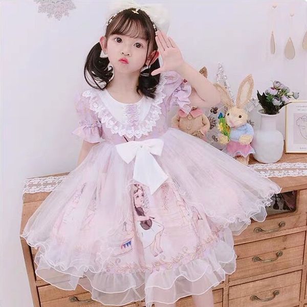 2021 summer baby girl lolita dress kids dresses for girls birthday party princess dresses children tutu dress costume, White
2021 summer baby girl lolita dress kids dresses for girls birthday party princess dresses children tutu dress costume, White