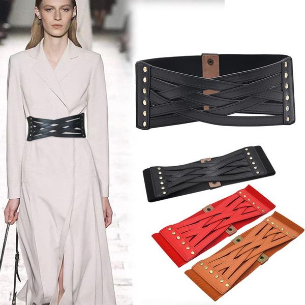 belts women fashion wide for ladies pu leather slimming body dress belt elastic black corset waistband female cummerbunds, Black;brown
belts women fashion wide for ladies pu leather slimming body dress belt elastic black corset waistband female cummerbunds, Black;brown