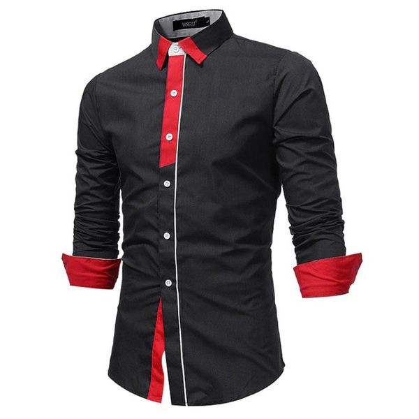 brand 2021 fashion placket male shirt long-sleeves british business casual mens dress shirts slim men xxxl men's, White;black
brand 2021 fashion placket male shirt long-sleeves british business casual mens dress shirts slim men xxxl men's, White;black