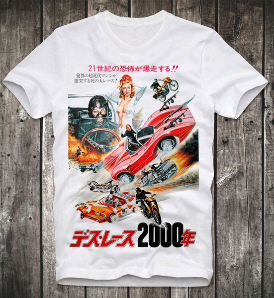 t-shirt death race 2000 retro vintage cult movie poster japan japanese deathrace, White;black
t-shirt death race 2000 retro vintage cult movie poster japan japanese deathrace, White;black