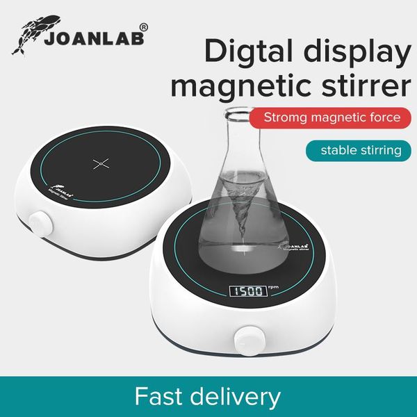 lab supplies 110v - 220v digital display magnetic stirrer equipment mixer with stir bar 2000 rpm max stirring capacity: 2000ml
lab supplies 110v - 220v digital display magnetic stirrer equipment mixer with stir bar 2000 rpm max stirring capacity: 2000ml