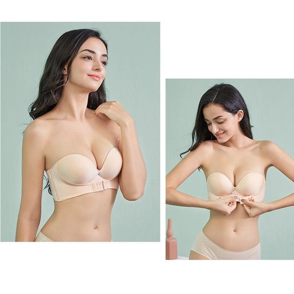 bras 1pc push up bra padded party wedding invisible strapless bralette cup, Red;black
bras 1pc push up bra padded party wedding invisible strapless bralette cup, Red;black