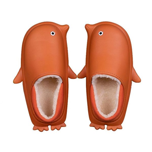 penguin cotton slippers cartoon cute warm and velvet men's winter waterproof non-slip female half-pack with slip, Black
penguin cotton slippers cartoon cute warm and velvet men's winter waterproof non-slip female half-pack with slip, Black