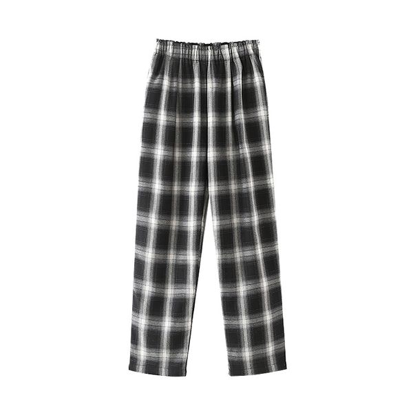 vintage women plaid straight trousers fashion ladies elastic high waist pants streetwear female chic long 210430, Black;white
vintage women plaid straight trousers fashion ladies elastic high waist pants streetwear female chic long 210430, Black;white