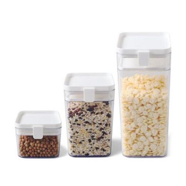 sanguocao storage bottles & jars 3pcs plastic sealed kitchen grain box tanks refrigerator preservation
sanguocao storage bottles & jars 3pcs plastic sealed kitchen grain box tanks refrigerator preservation