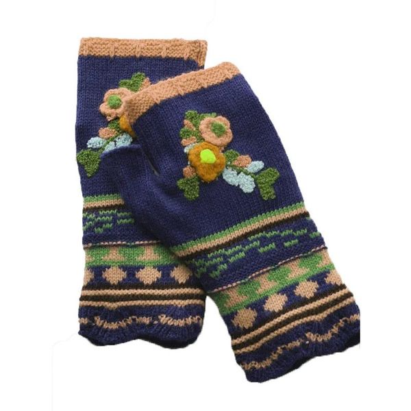 five fingers gloves women ins embroidery tricolor floret ladies warm wool knitted winter, Blue;gray
five fingers gloves women ins embroidery tricolor floret ladies warm wool knitted winter, Blue;gray