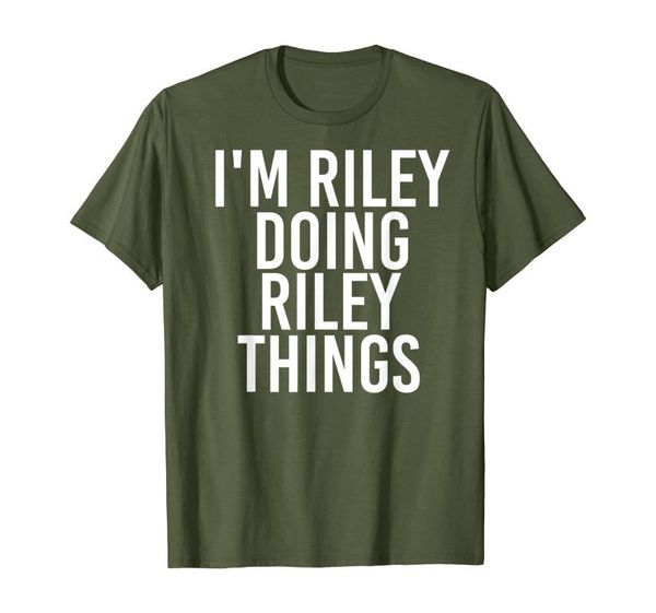 men's t-shirts i'm riley doing things funny birthday name gift idea t-shirt, White;black
men's t-shirts i'm riley doing things funny birthday name gift idea t-shirt, White;black