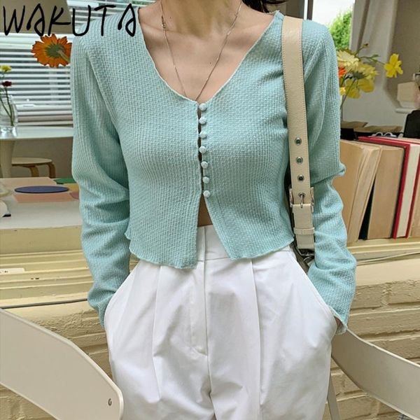 summer long sleeve solid knit crop tshirts women thin knitting skinny elegant v neck cardigan femme korean arrival women's t-shirt, White
summer long sleeve solid knit crop tshirts women thin knitting skinny elegant v neck cardigan femme korean arrival women's t-shirt, White