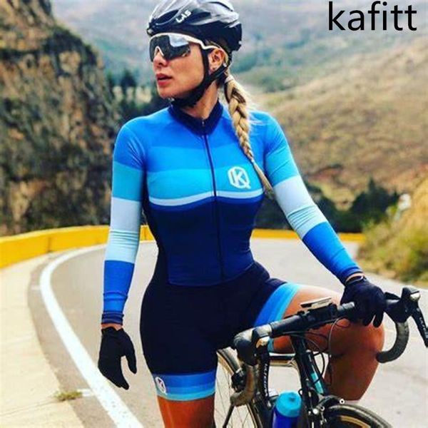 racing sets kaficycling bike sports women's bicycle jersey race triathlon long sleeve suit little monkey one-piece dress 20dgel pro, Black;blue
racing sets kaficycling bike sports women's bicycle jersey race triathlon long sleeve suit little monkey one-piece dress 20dgel pro, Black;blue