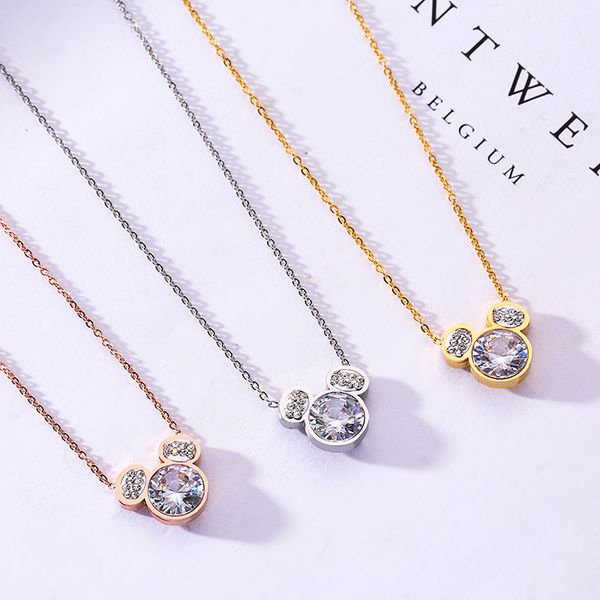 jewelry sets ty56 fashioninlaid zircon bear pendant titanium steel rose gold clavicle chain necklace, Black
jewelry sets ty56 fashioninlaid zircon bear pendant titanium steel rose gold clavicle chain necklace, Black