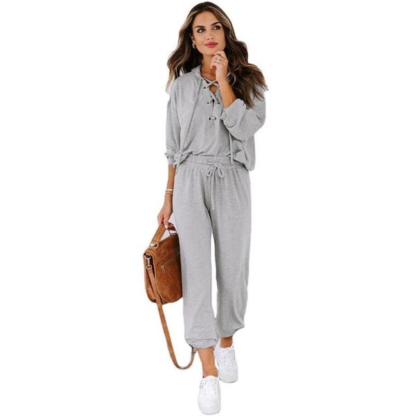 women's two piece pants autumn tracksuit women set solid full sleeve hooded pullover + sweat suits casual female outfits lounge wear, White
women's two piece pants autumn tracksuit women set solid full sleeve hooded pullover + sweat suits casual female outfits lounge wear, White