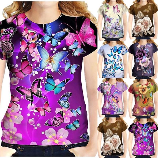 women's t-shirt 3d woman vintage butterfly printing short sleeve graphic oversize loose harajuku female tee summer femme t-shirts, White
women's t-shirt 3d woman vintage butterfly printing short sleeve graphic oversize loose harajuku female tee summer femme t-shirts, White