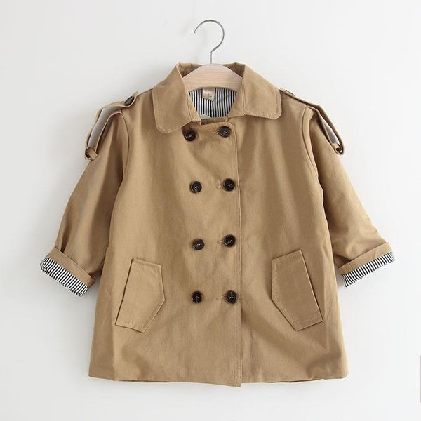 girls coat windbreaker fashion children clothing khaki kids outerwear&coats, Blue;gray
girls coat windbreaker fashion children clothing khaki kids outerwear&coats, Blue;gray