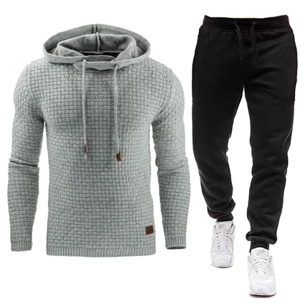 men's hoodies & sweatshirts style men tracksuit autumn male solid hooded sweatshirt+pants set mens hoodie sweat suit casual sportswear, Black
men's hoodies & sweatshirts style men tracksuit autumn male solid hooded sweatshirt+pants set mens hoodie sweat suit casual sportswear, Black