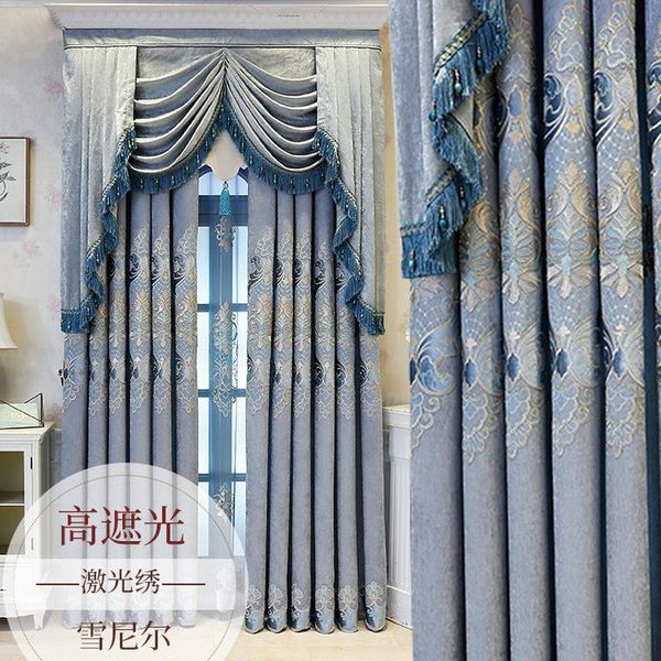 curtain & drapes high-end chenille grey european-style curtains for living room bedroom coiled rope embroidered valance custom
curtain & drapes high-end chenille grey european-style curtains for living room bedroom coiled rope embroidered valance custom