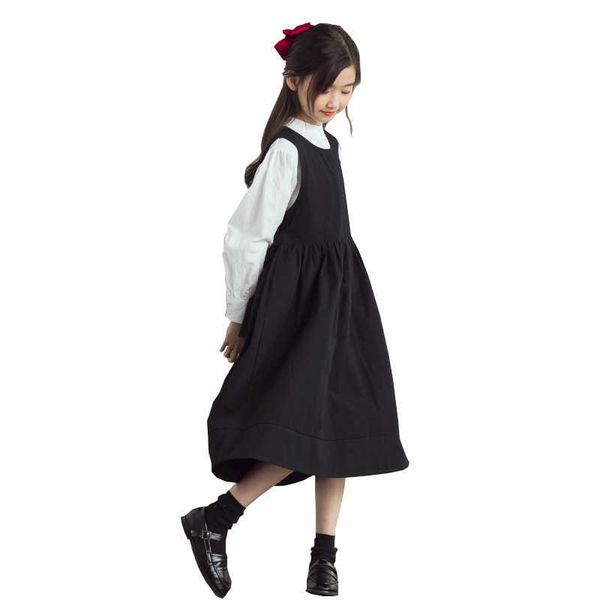 fall clothes sets for teen girls fashion shirt + dress children outfit teenager school wear y0918, White
fall clothes sets for teen girls fashion shirt + dress children outfit teenager school wear y0918, White