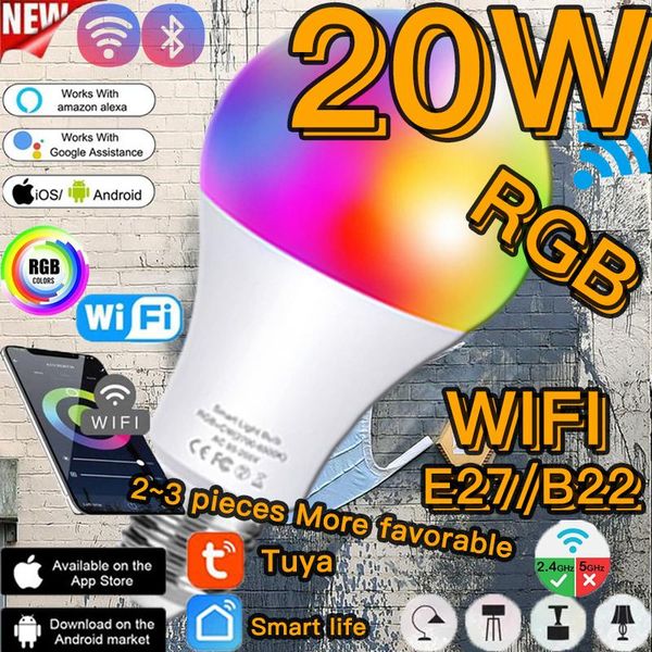 bulbs rgb 20w e27 b22 light bulb smart wifi/ir remote control lamp led dimmable colorful changing nightlight work with alexa
bulbs rgb 20w e27 b22 light bulb smart wifi/ir remote control lamp led dimmable colorful changing nightlight work with alexa