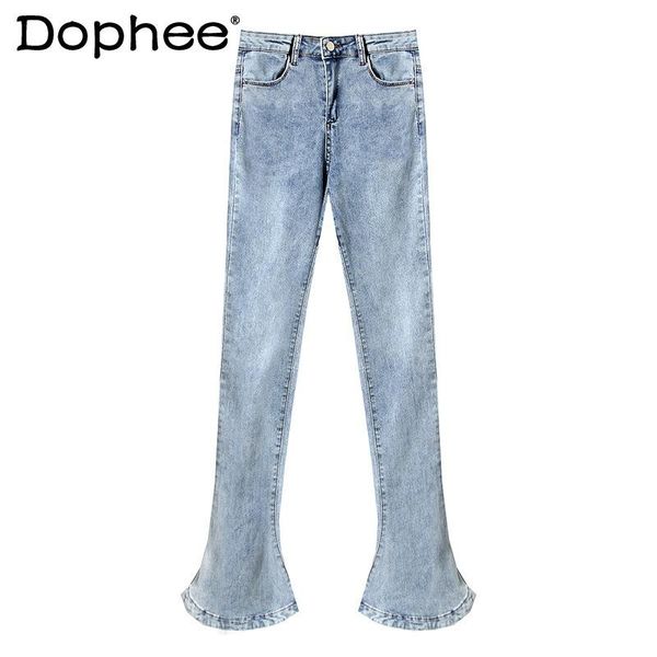 elegant flare pants women's high waist slimming retro all-match jeans 2021 spring and summer jean mopping trousers female, Blue
elegant flare pants women's high waist slimming retro all-match jeans 2021 spring and summer jean mopping trousers female, Blue