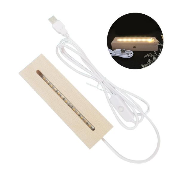 lamp holders & bases led lights display base wood rectangular block night light for 3d crystal glass christmas warm white and au10 21 dropsh 
lamp holders & bases led lights display base wood rectangular block night light for 3d crystal glass christmas warm white and au10 21 dropsh