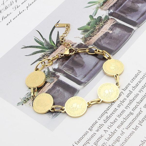 charm bracelets 5 circles classic empress head portrait bracelet stainless steel women jewelry 2021 arrive, Golden;silver
charm bracelets 5 circles classic empress head portrait bracelet stainless steel women jewelry 2021 arrive, Golden;silver