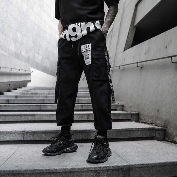 men's pants darkly style fashion side ribbons jogger trousers hip hop spring autumn casual street male harem black fk46 w7nd
men's pants darkly style fashion side ribbons jogger trousers hip hop spring autumn casual street male harem black fk46 w7nd