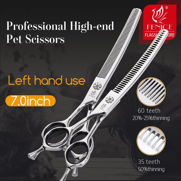 dog grooming fenice 7.0 inch left handed professional scissors curved thinning puppy shears pets supplies groomer tools
dog grooming fenice 7.0 inch left handed professional scissors curved thinning puppy shears pets supplies groomer tools
