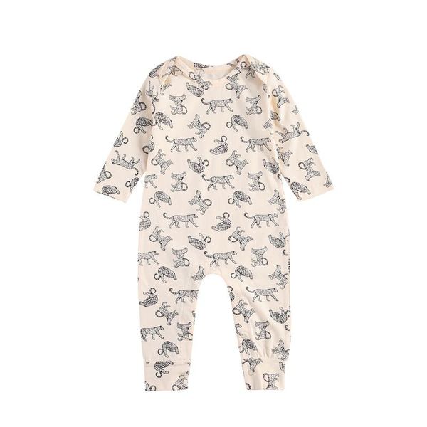 autumn baby boy girl romper long sleeve animal printed o-neck covered button jumpsuit clothing 0-24m jumpsuits, Blue 
autumn baby boy girl romper long sleeve animal printed o-neck covered button jumpsuit clothing 0-24m jumpsuits, Blue