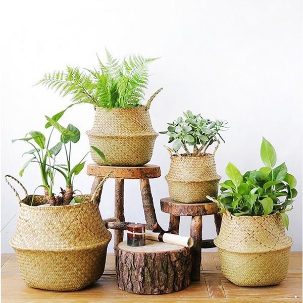foldable seagrass laundry baskets wicker hanging storage organizer flower pot home panier osier basket for toys bags
foldable seagrass laundry baskets wicker hanging storage organizer flower pot home panier osier basket for toys bags