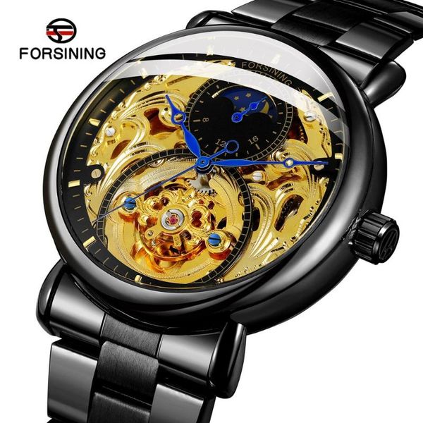 brand cool skeleton automatic design men's watches dial business stainless steel most wristwatches, Slivery;brown
brand cool skeleton automatic design men's watches dial business stainless steel most wristwatches, Slivery;brown