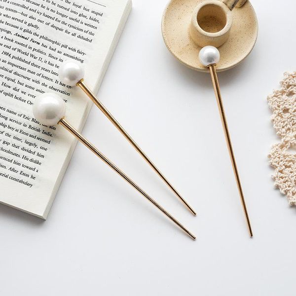 fashion women simulated pearl hairpins metal barrette clip wedding bridal tiara hair accessories hairstyle design tools clips & barrettes, Golden;silver
fashion women simulated pearl hairpins metal barrette clip wedding bridal tiara hair accessories hairstyle design tools clips & barrettes, Golden;silver