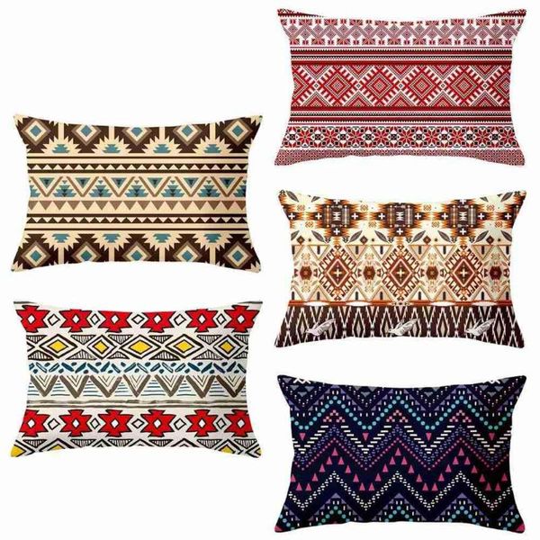 pillow case ethnic abstract geometric backrest home decoration soft short plush duplex printing cushion rectangle
pillow case ethnic abstract geometric backrest home decoration soft short plush duplex printing cushion rectangle