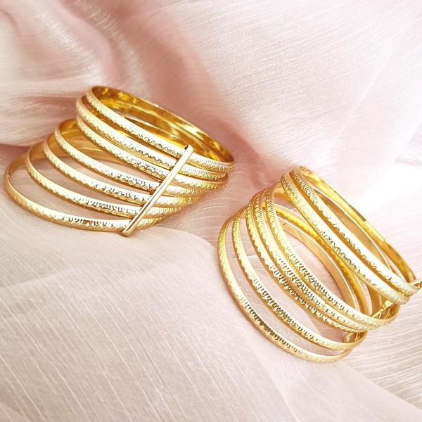 bangle female luxury metal bracelet thin fashion jewelry chic elegant pattern 7 pieces sz1434-24, Black
bangle female luxury metal bracelet thin fashion jewelry chic elegant pattern 7 pieces sz1434-24, Black