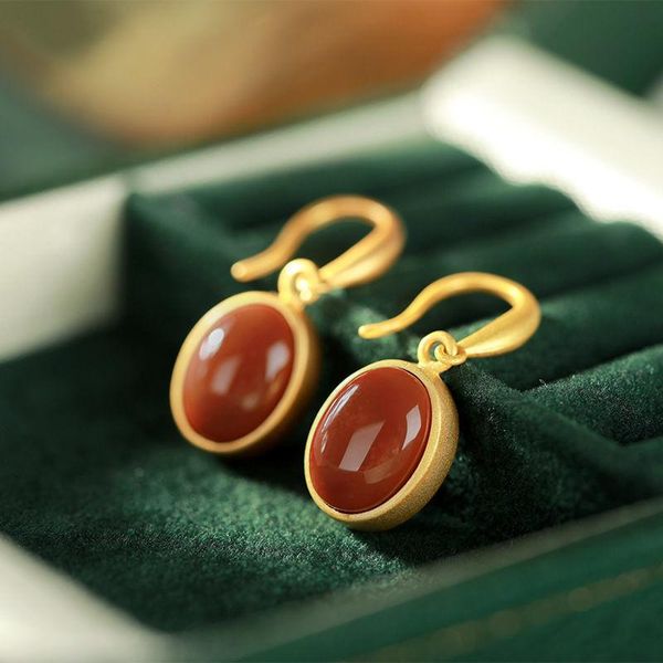 dangle & chandelier s925 sterling silver inlaid natural south red agate fashion personality oval retro classic gold earrings jewelry women
dangle & chandelier s925 sterling silver inlaid natural south red agate fashion personality oval retro classic gold earrings jewelry women